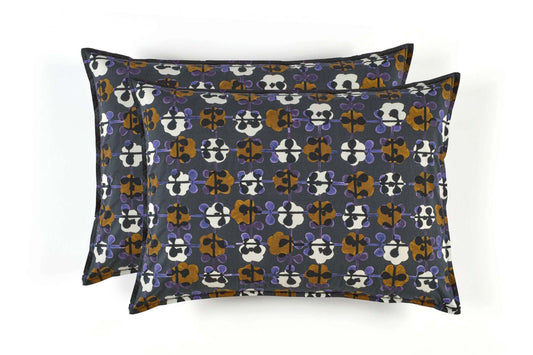 Elitis | DAISY SET OF 2 Outremer 50X70 - 82 - DAISY Outremer
