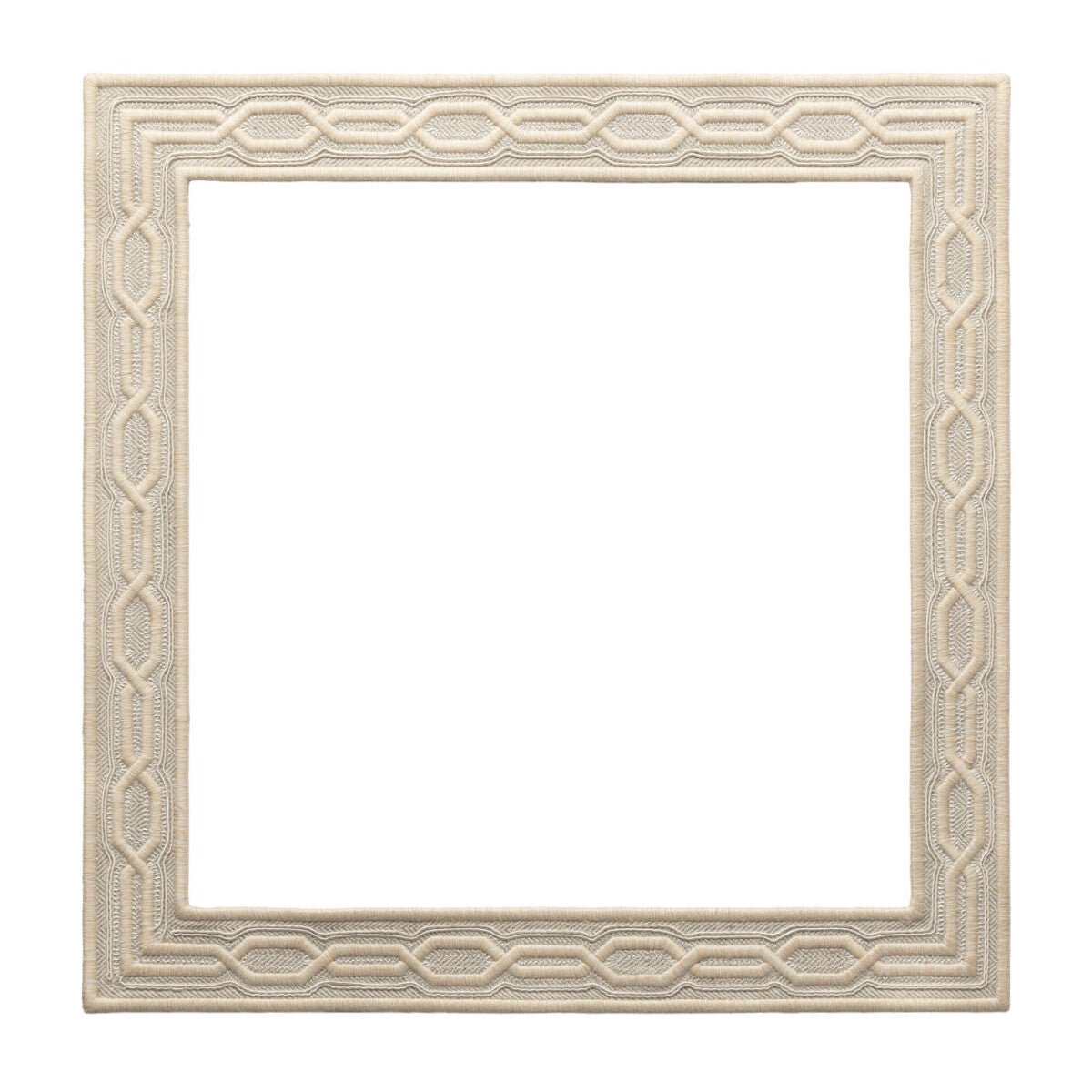 Trelliane Embroidered Appliqué Large — Ivory