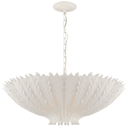 Hampton Medium Chandelier in Plaster White