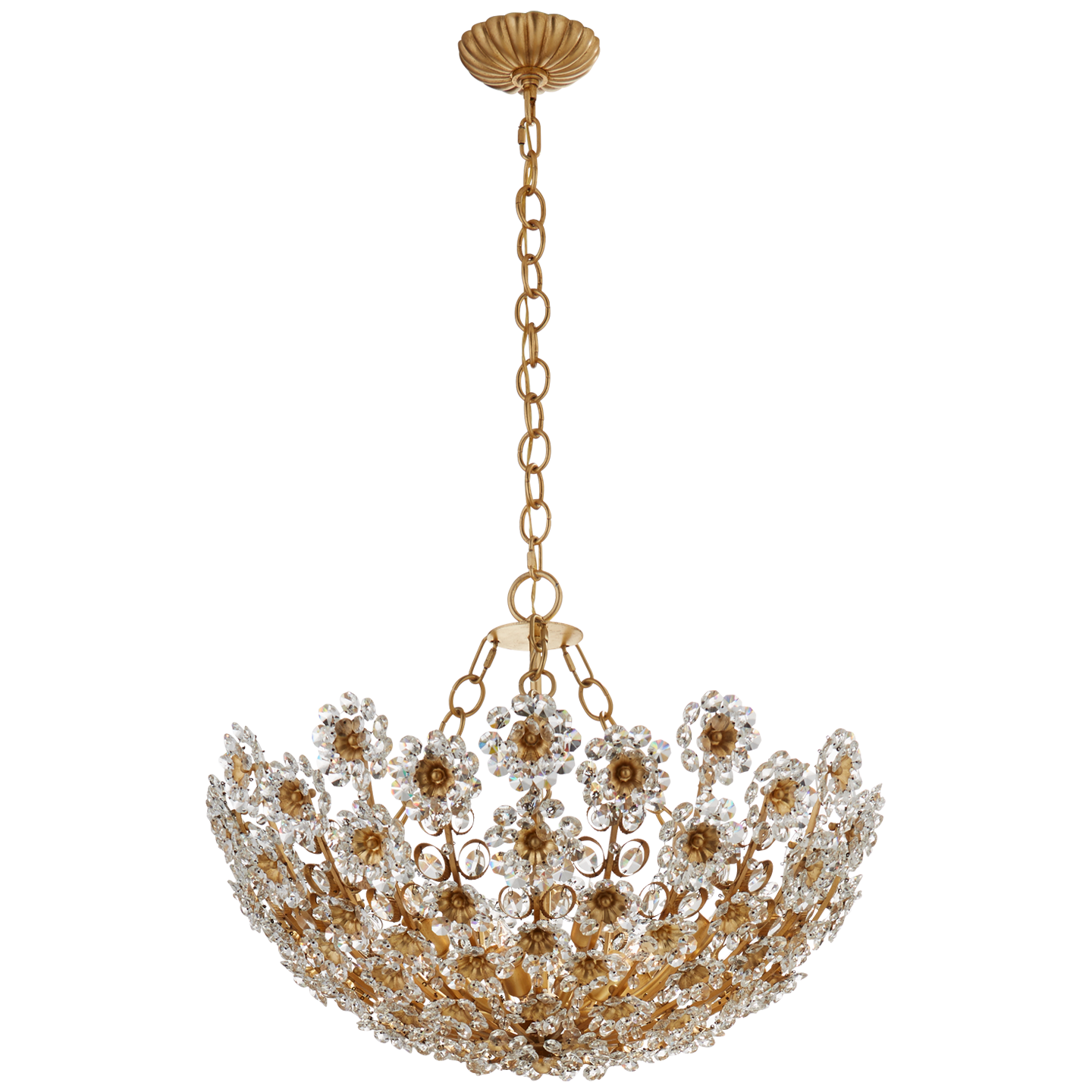 Claret Short Chandelier - Gild