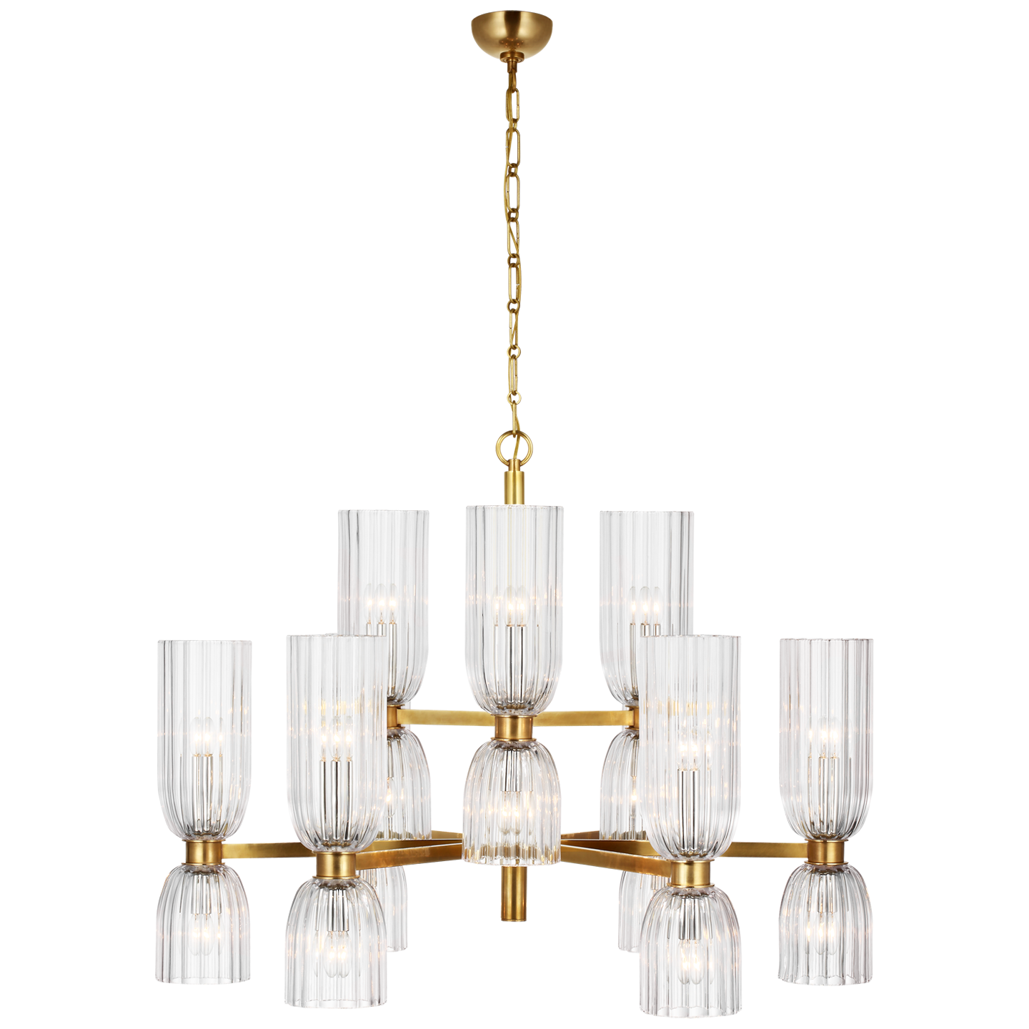 Visual Comfort | Asalea Medium Two-Tier Chandelier