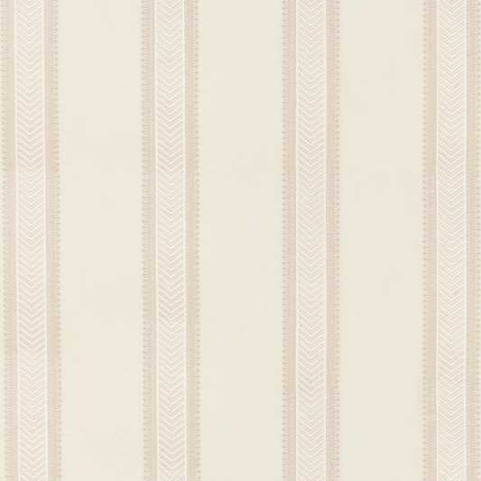 GP & J Baker | Kerris Stripe fabric - Ivory/Stone