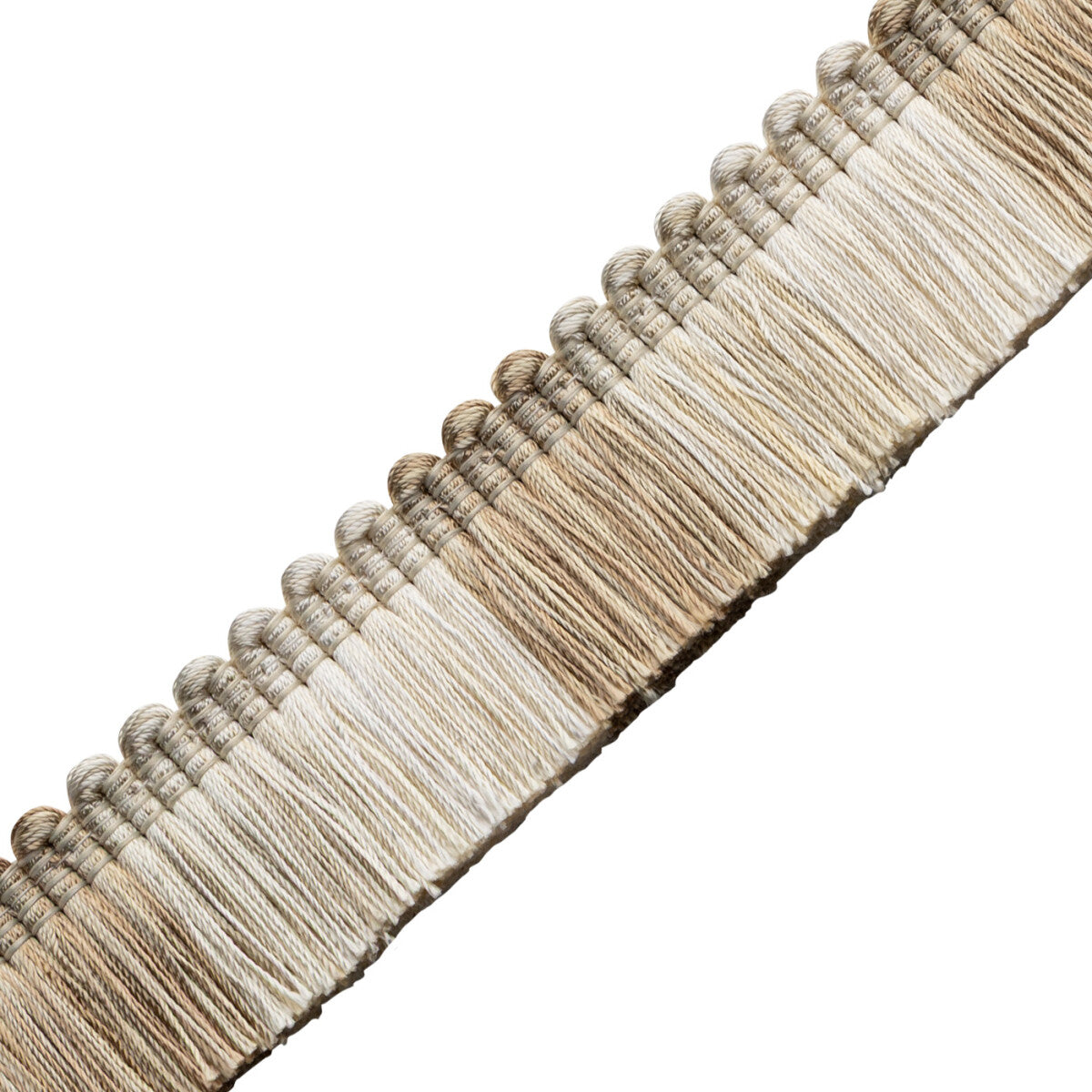 Katerina Blocked Brush Fringe — Bisque