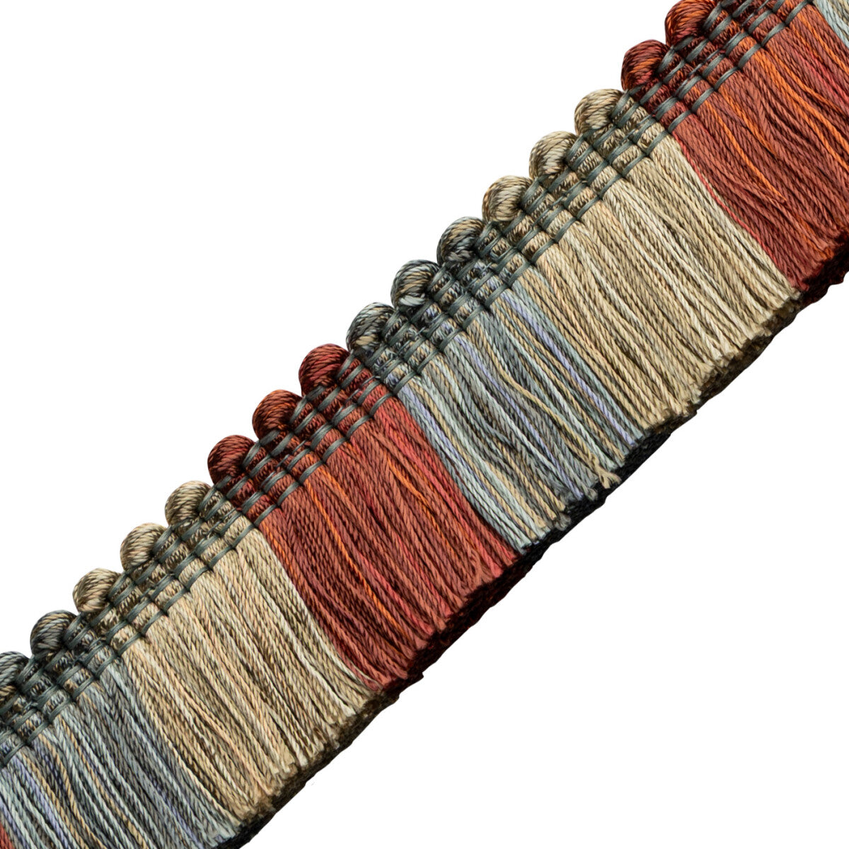 Katerina Blocked Brush Fringe — Pompeii