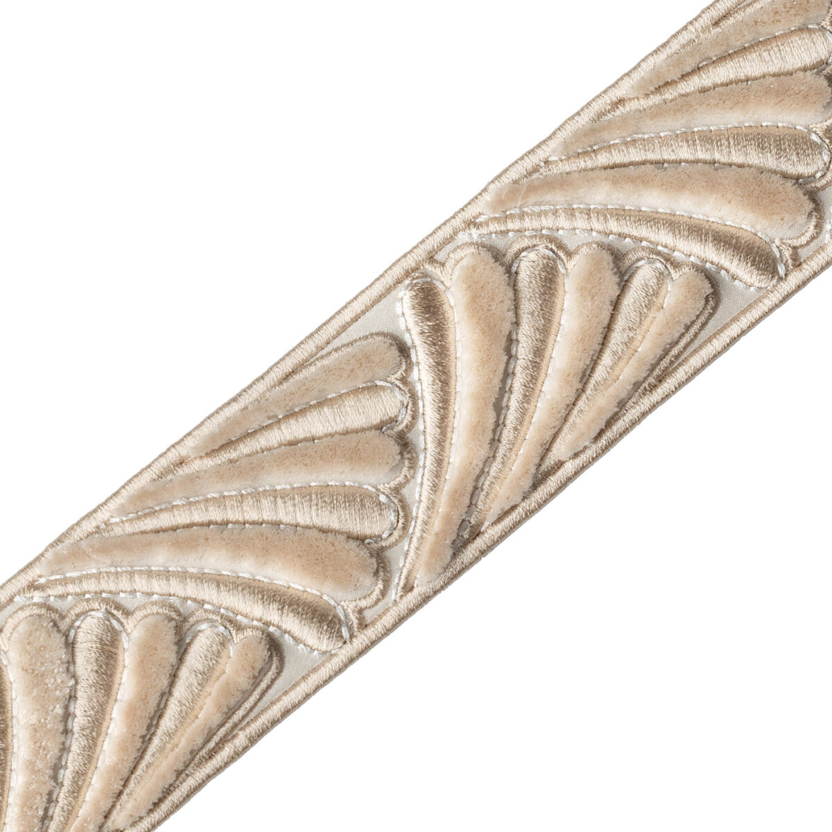 Laurentia Velvet Border — Shell
