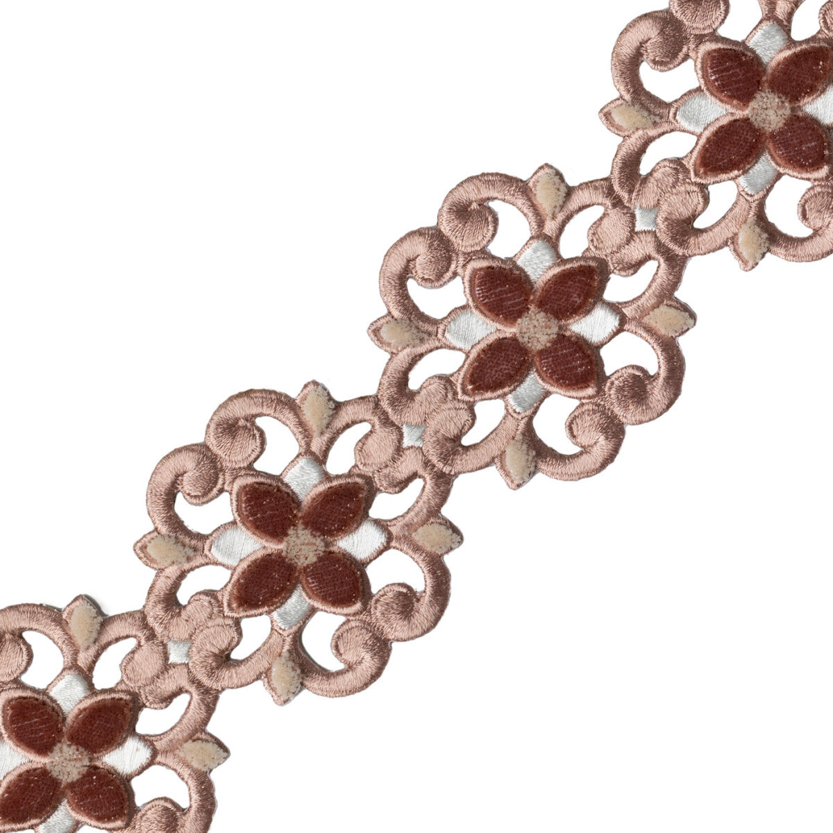 Lunaria Velvet Border — Pink Marble