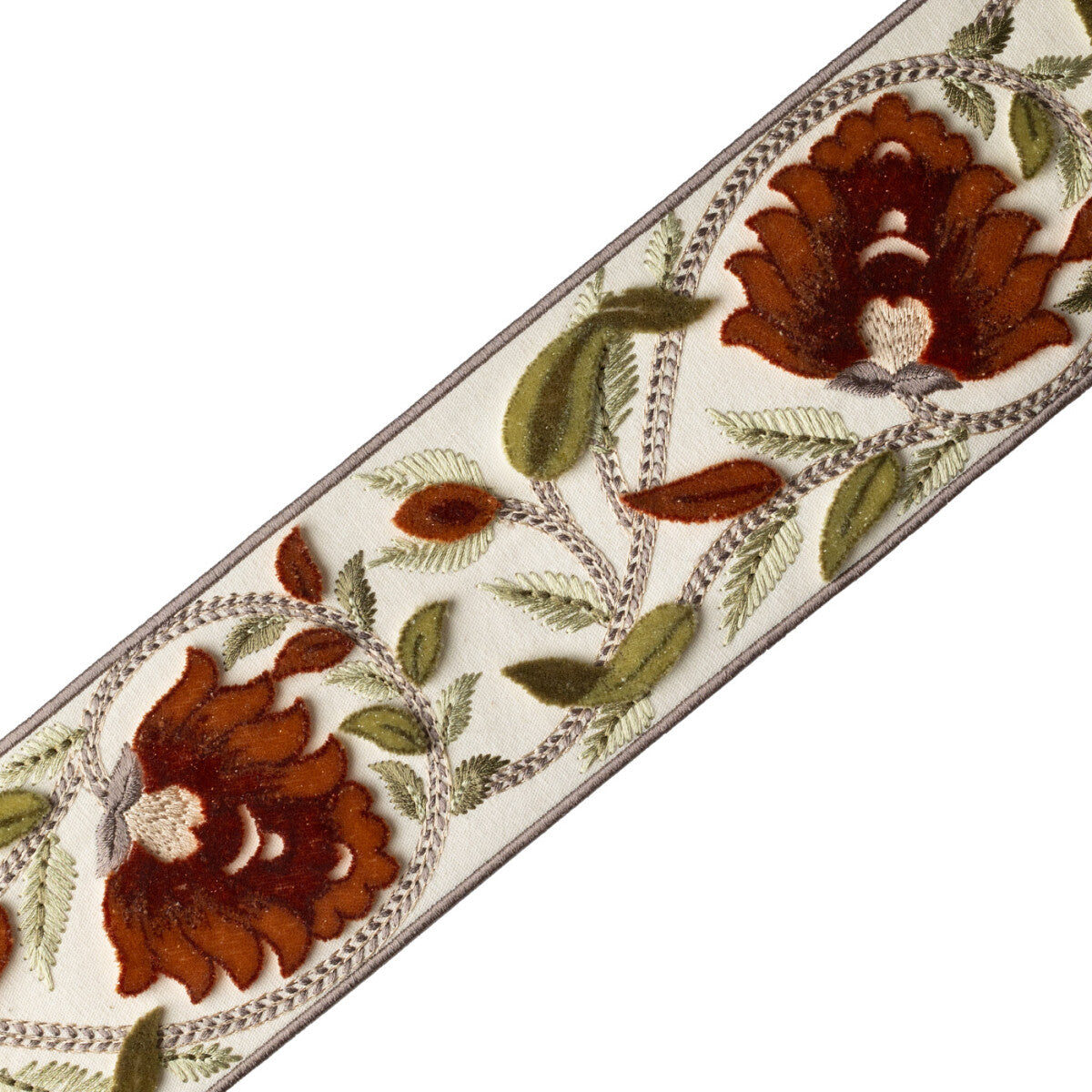 Seraphina Velvet Border — Tea