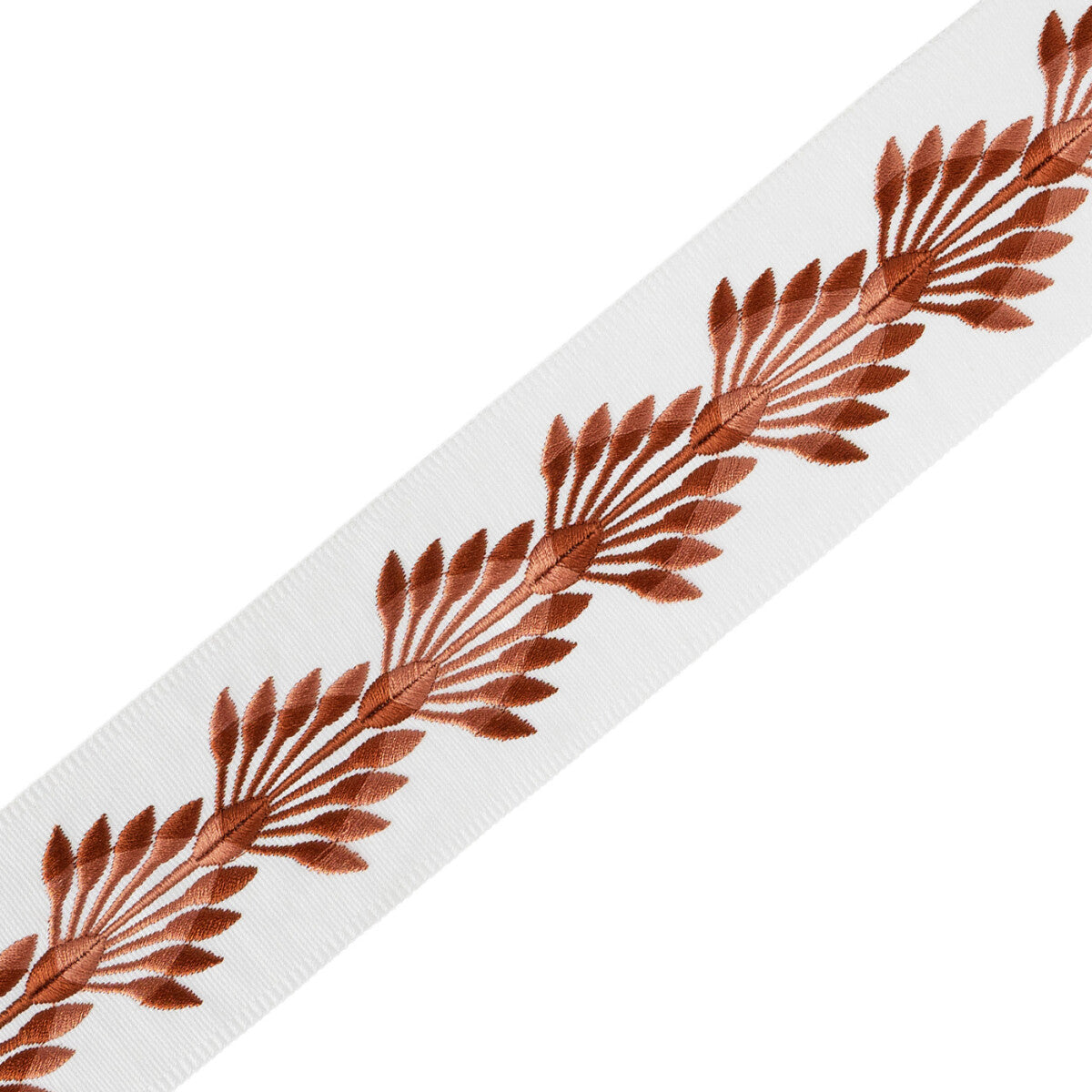 Palmetto Crest Embroidered Border — Terracotta Vista