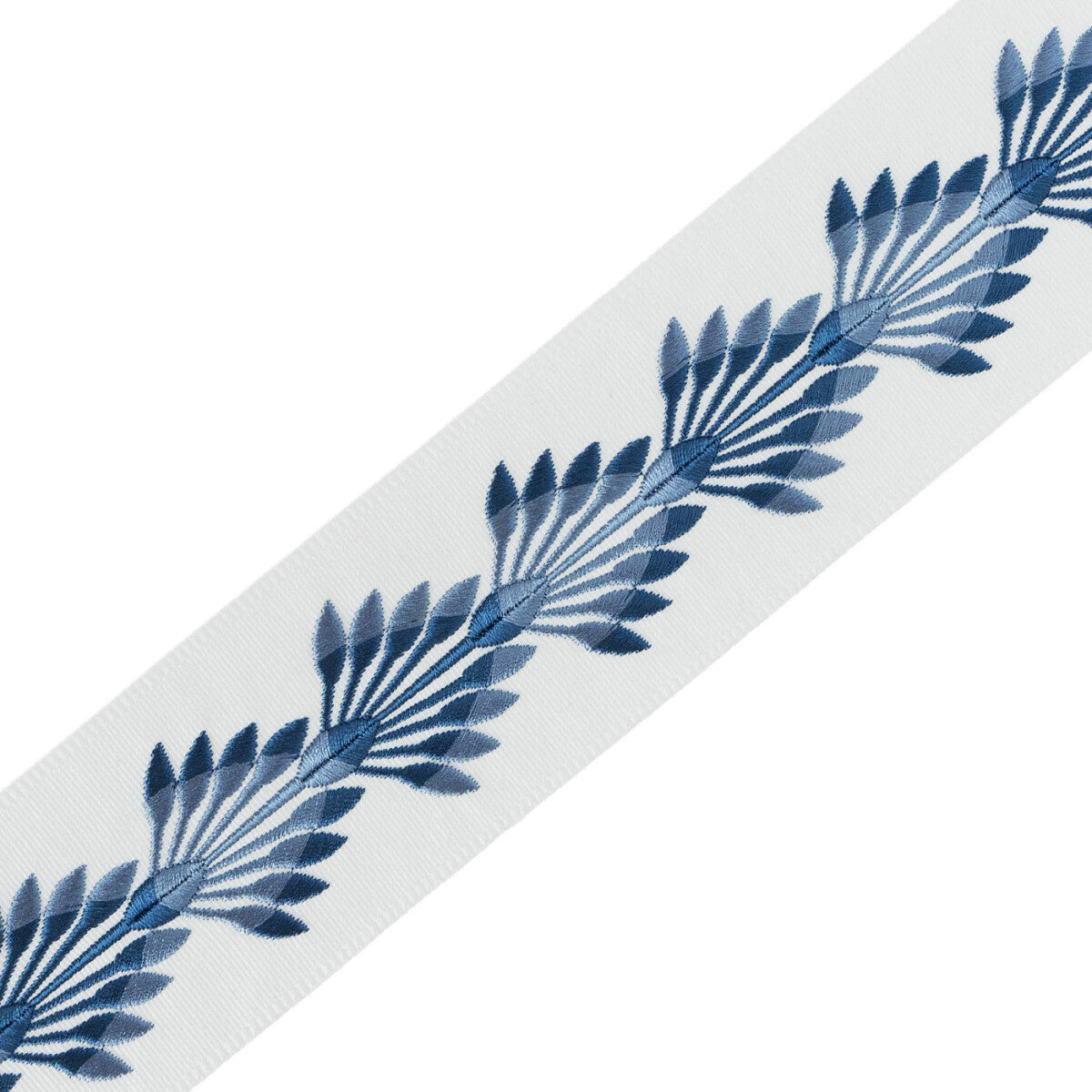 Palmetto Crest Embroidered Border — Ocean