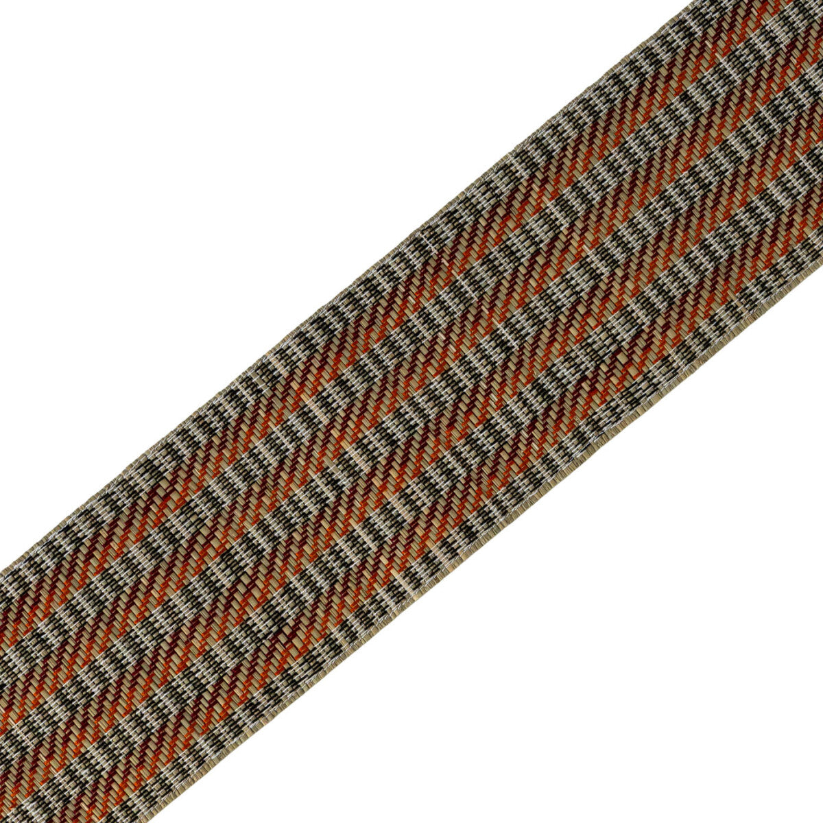 Palmera Striped Border — Tangerine