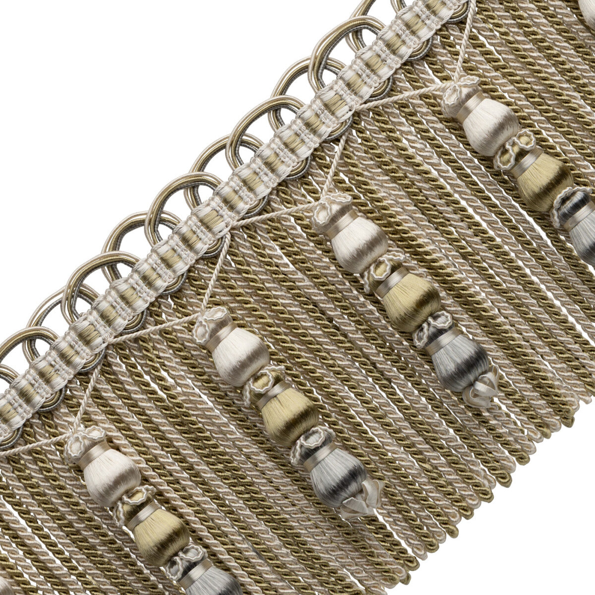 Katerina Beaded Bullion Fringe — Linden Mist