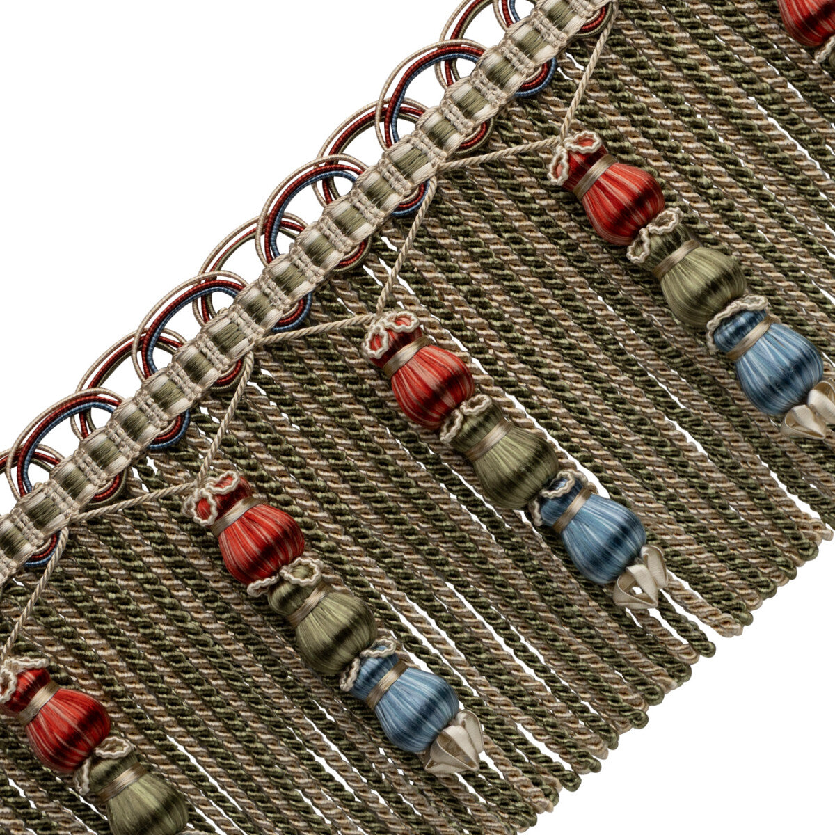 Katerina Beaded Bullion Fringe — Cloisonné