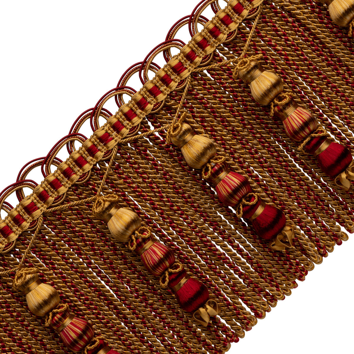 Katerina Beaded Bullion Fringe — Gilded Vermillion