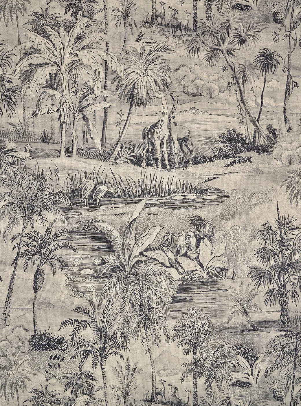 Pierre Frey Safari - Charbon