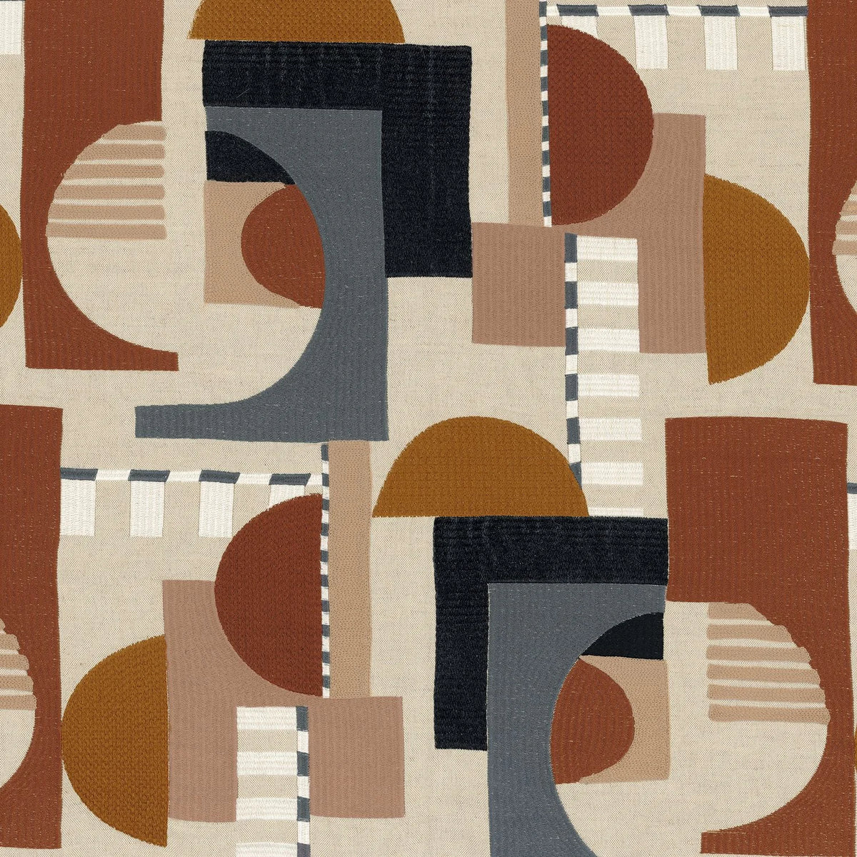 Casamance A Contretemps fabric — Multico Neutre