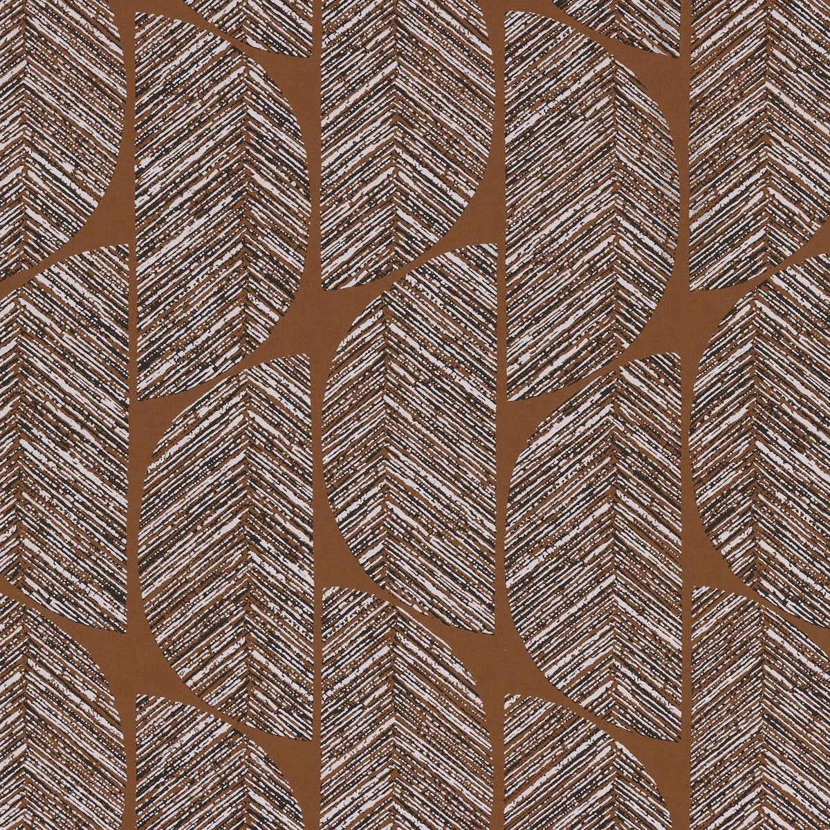 Casamance Abelia wallpaper — Terracotta