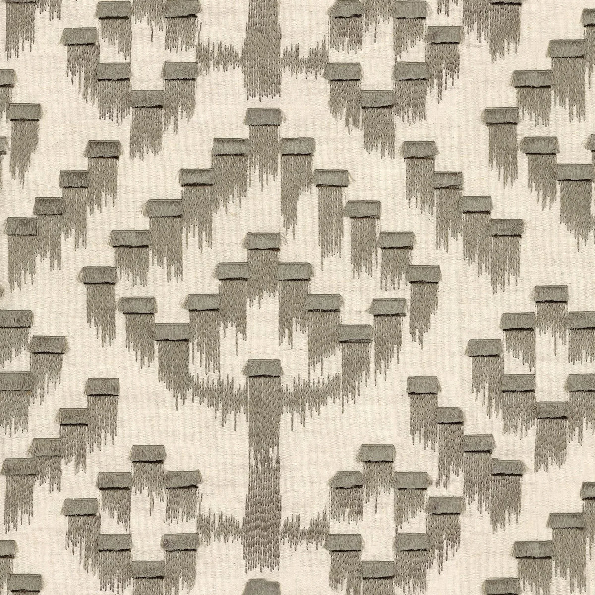 Casamance Akame fabric — Gris Galet