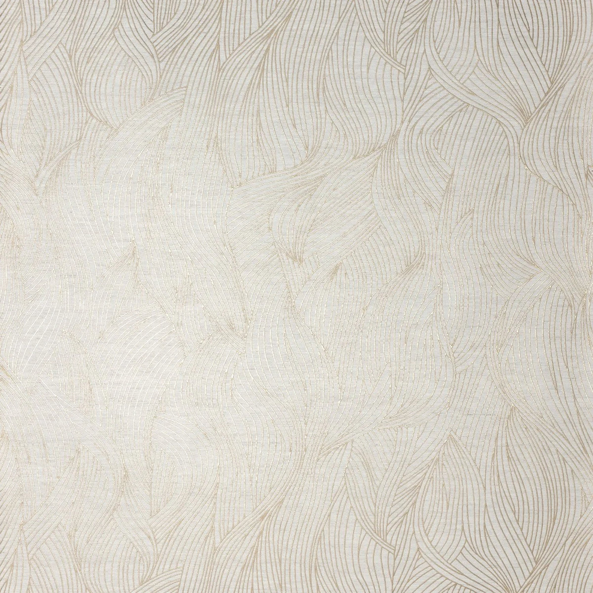Casamance Alaris wallcovering — Crème Platine