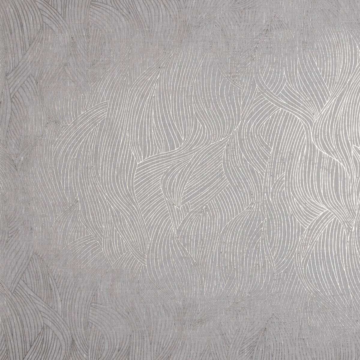 Casamance Alaris wallcovering — Flax Noir Platine