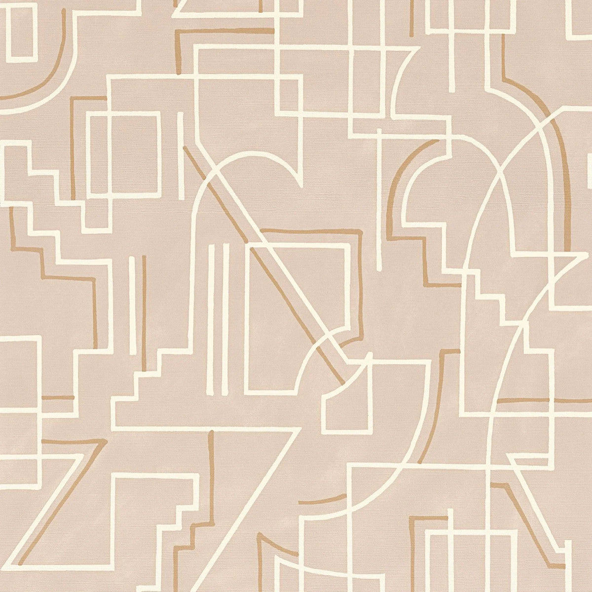 Casamance Alexander wallpaper — Sable