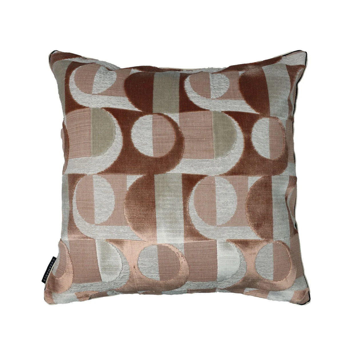 Casamance Alliance cushion cover — Rose Poudre