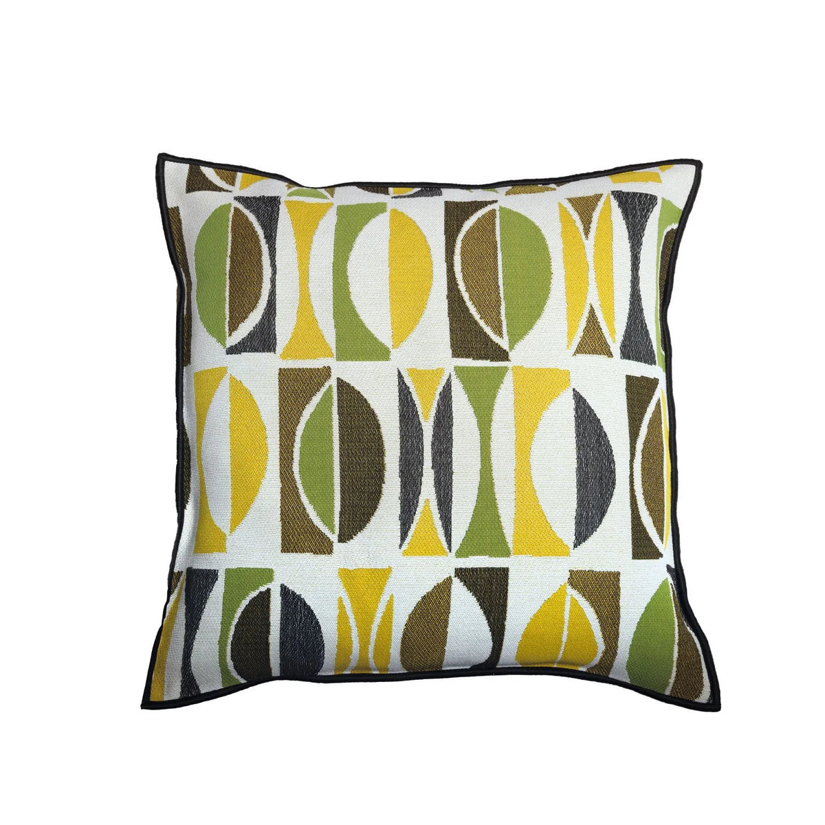 Casamance Amalfi cushion cover — Vert Jaune