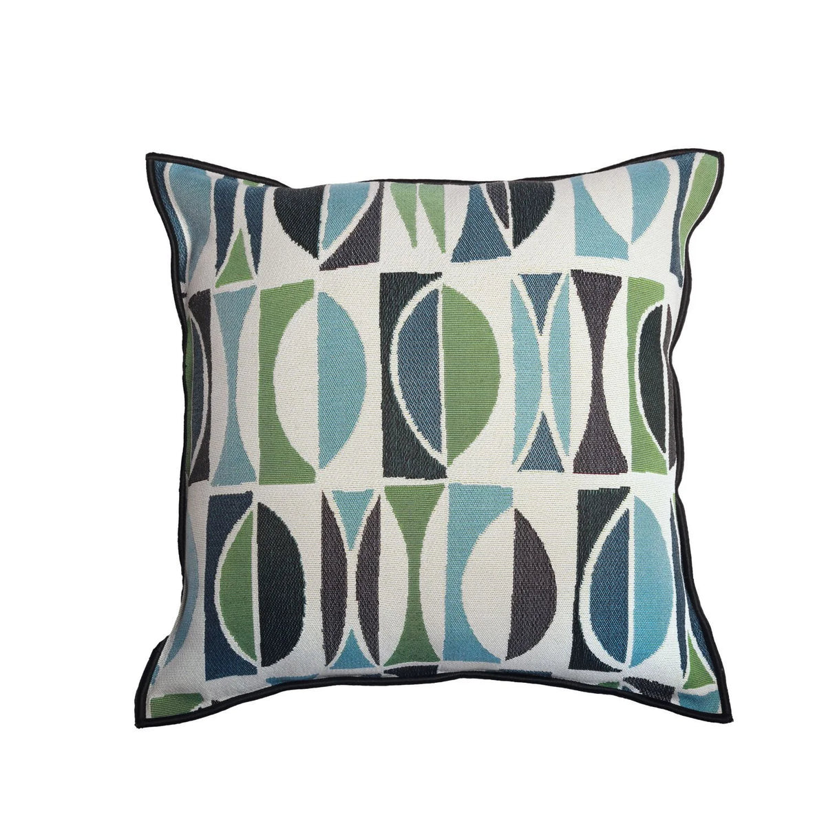 Casamance Amalfi cushion cover — Vert Turquoise