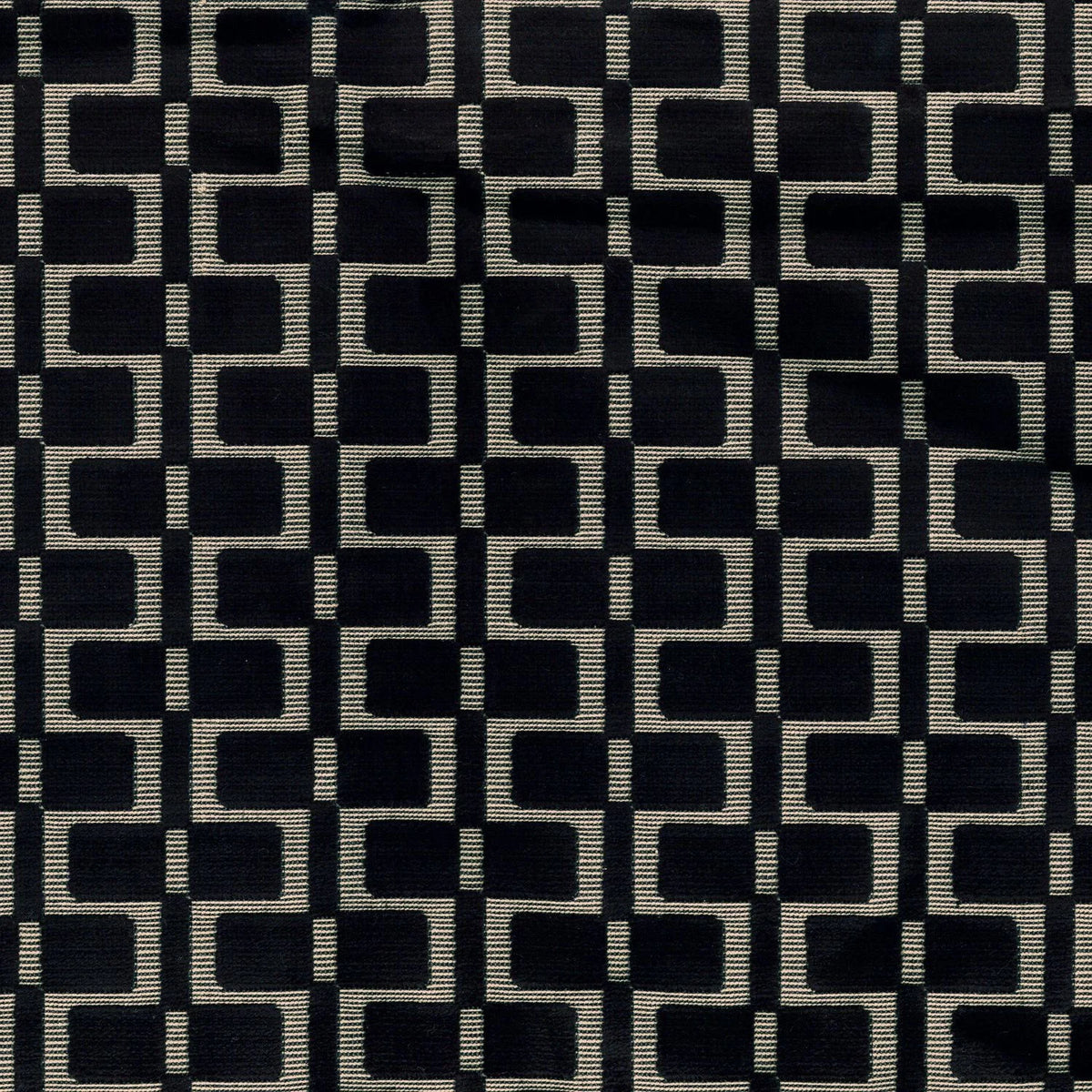 Casamance Analogie fabric — Noir