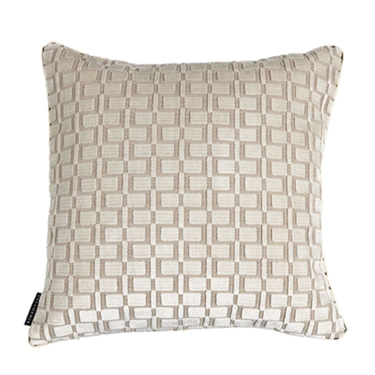 Casamance Analogie cushion cover — Ivoire