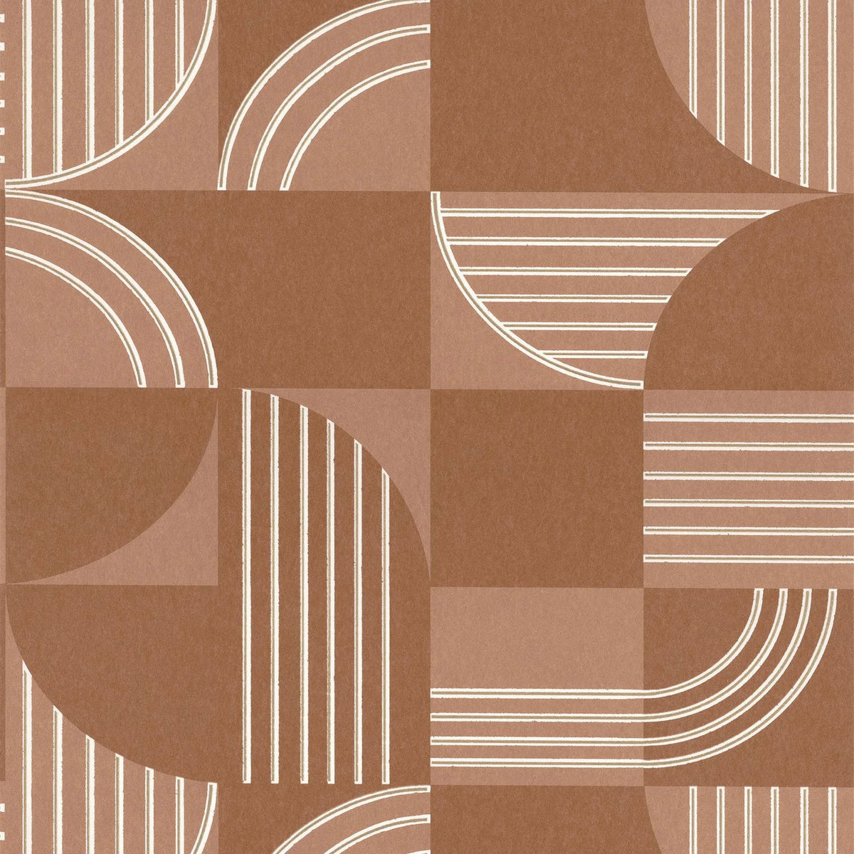 Casamance Années 30 wallpaper — Terracotta