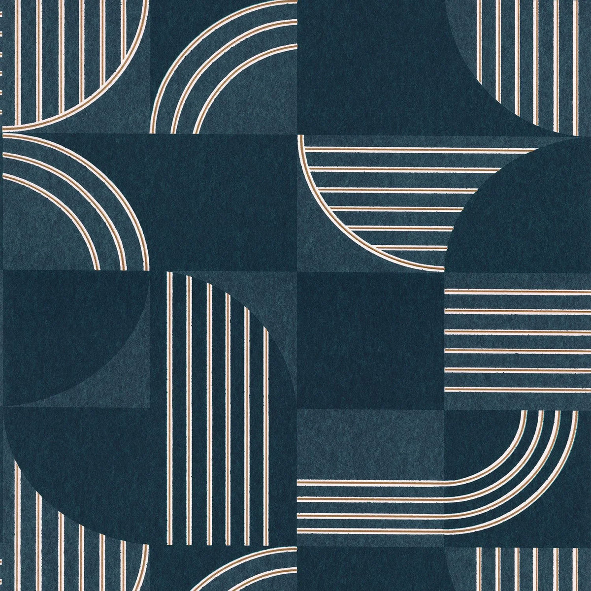 Casamance Années 30 wallpaper — Marine