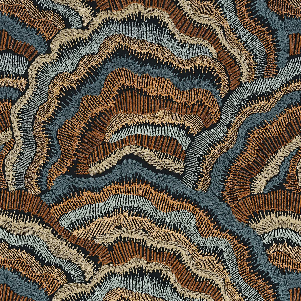 Casamance Annella fabric — Orage Fauve