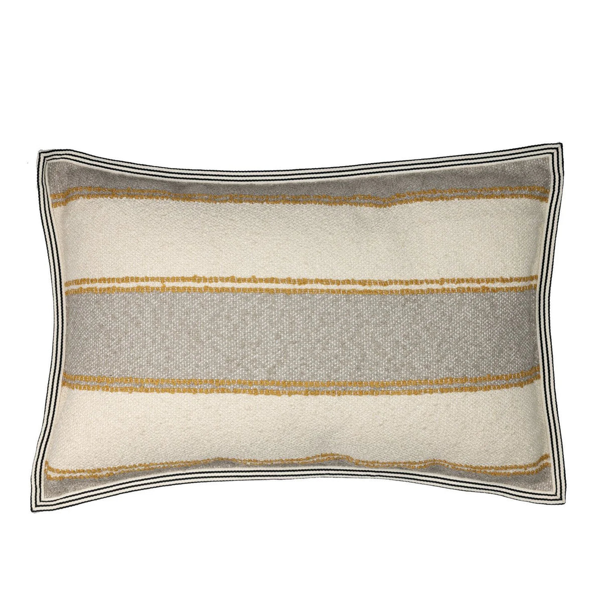 Casamance Apache cushion cover — Taupe Ocre