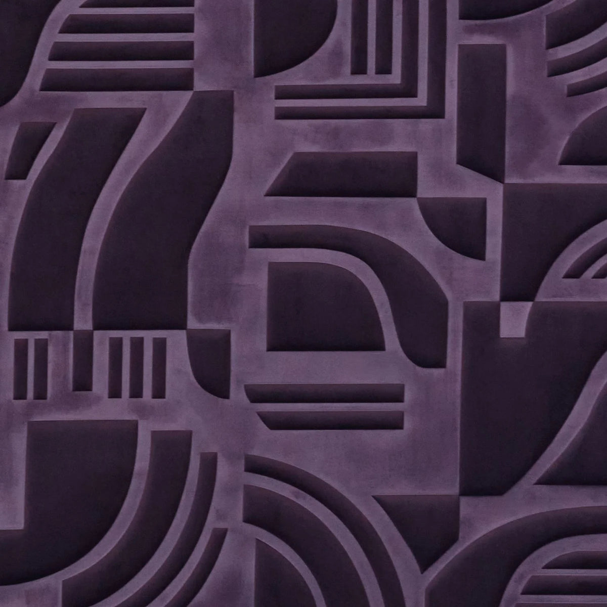 Casamance Arcane wallcovering — Aubergine