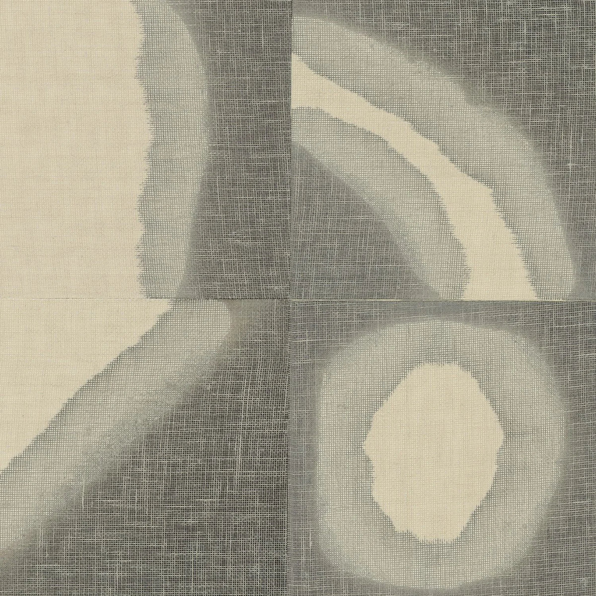 Casamance Arguin wallcovering — Sable Anthracite