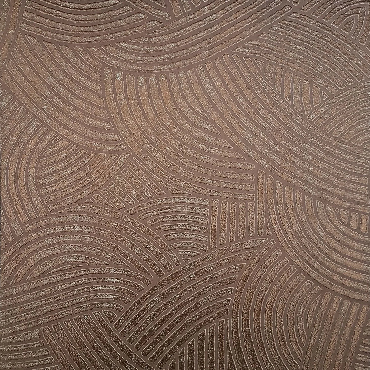 Casamance Assouan wallcovering — Terracotta