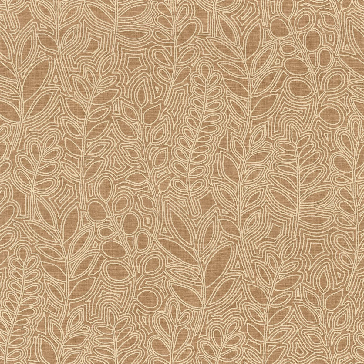 Casamance Astragale wallpaper — Camel