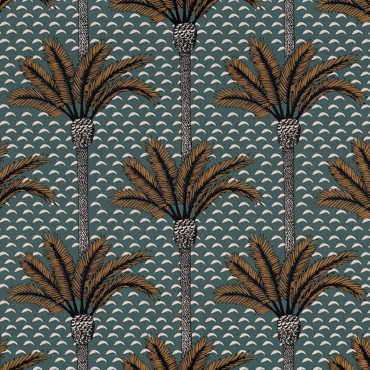 Casamance Atlas wallpaper — Vert Imperial