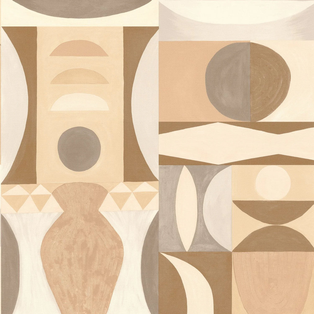 Casamance Auguste wallpaper — Latte