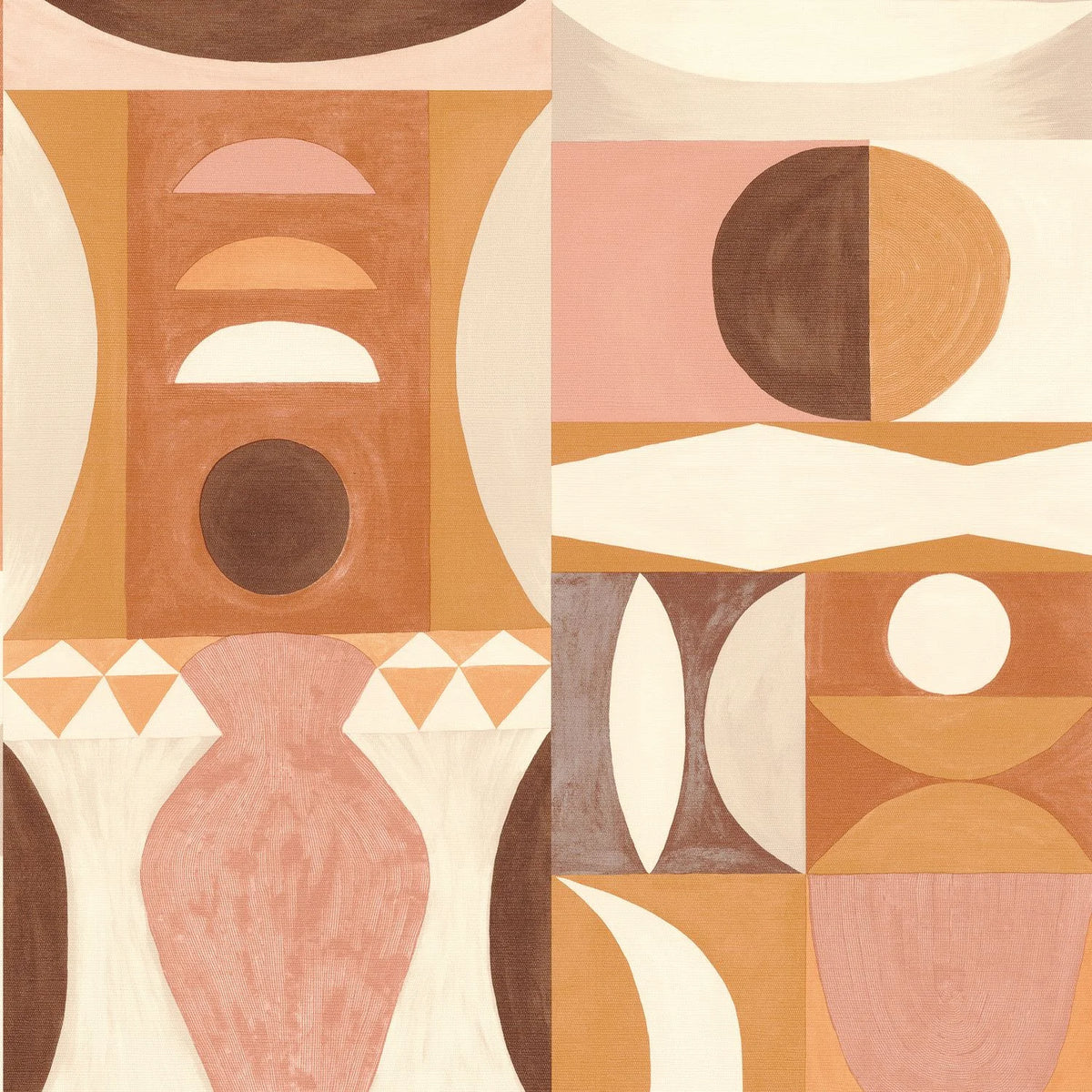 Casamance Auguste wallpaper — Terre De Sienne