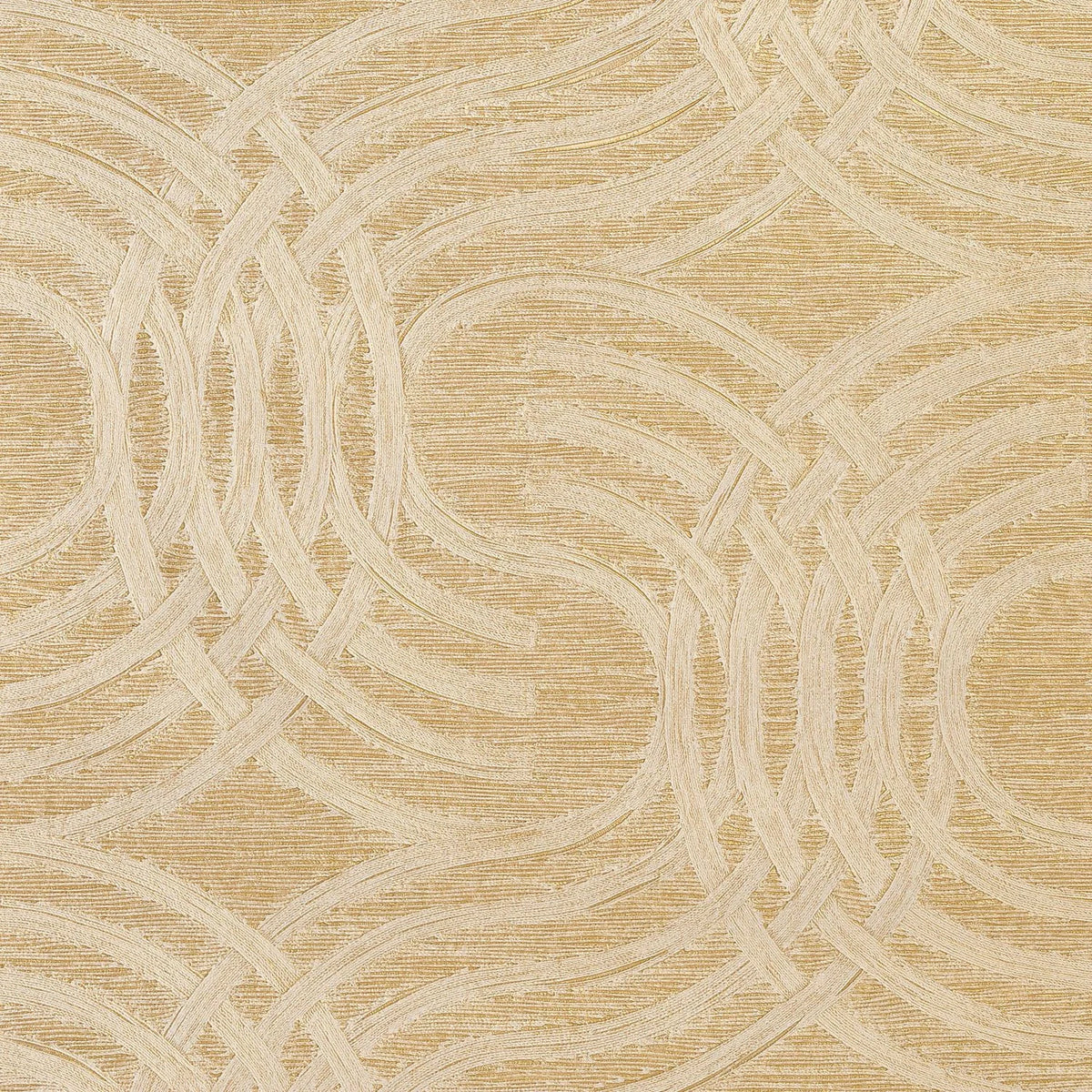 Casamance Auraria wallpaper — Blanc/Doré
