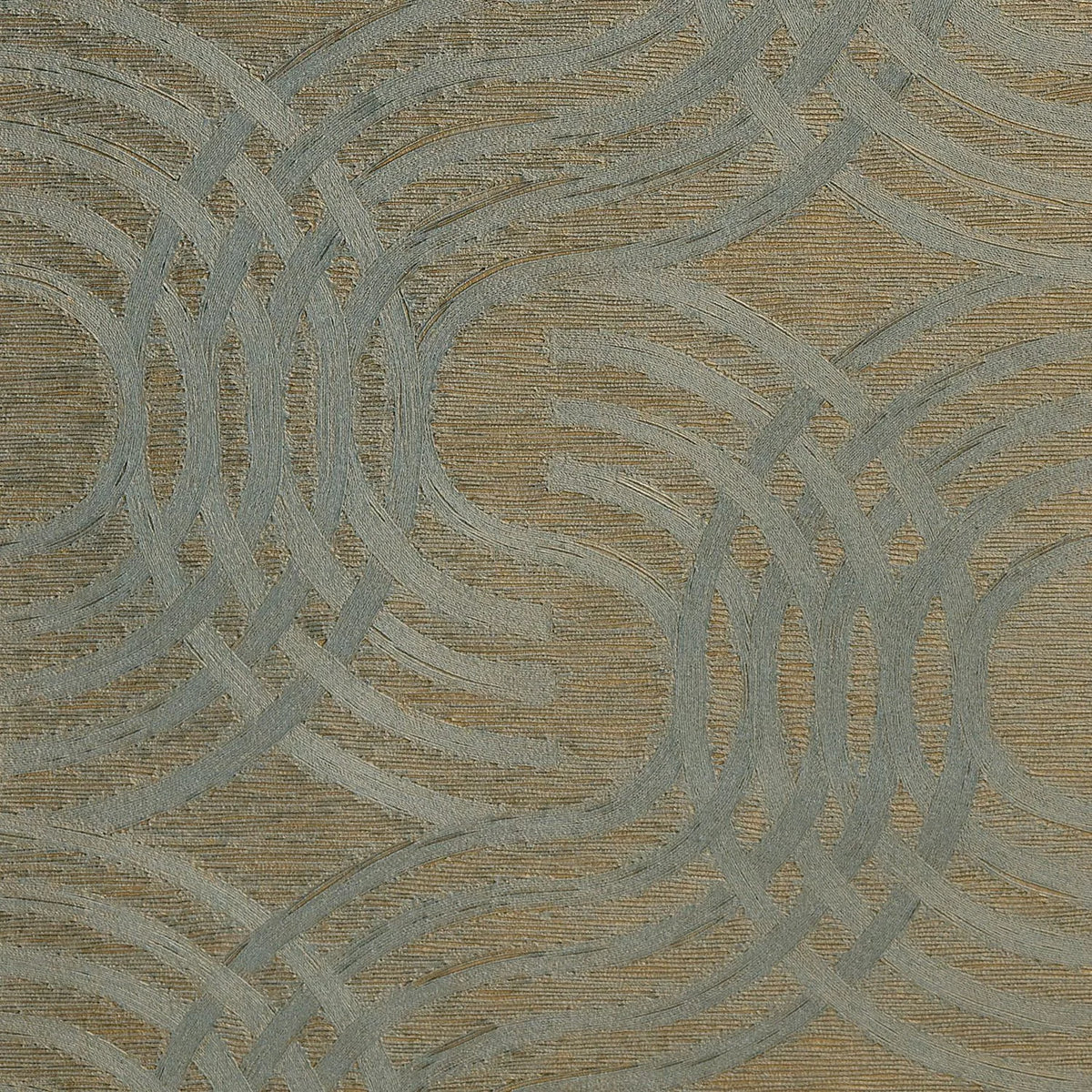 Casamance Auraria wallpaper — Vert De Gris/Doré