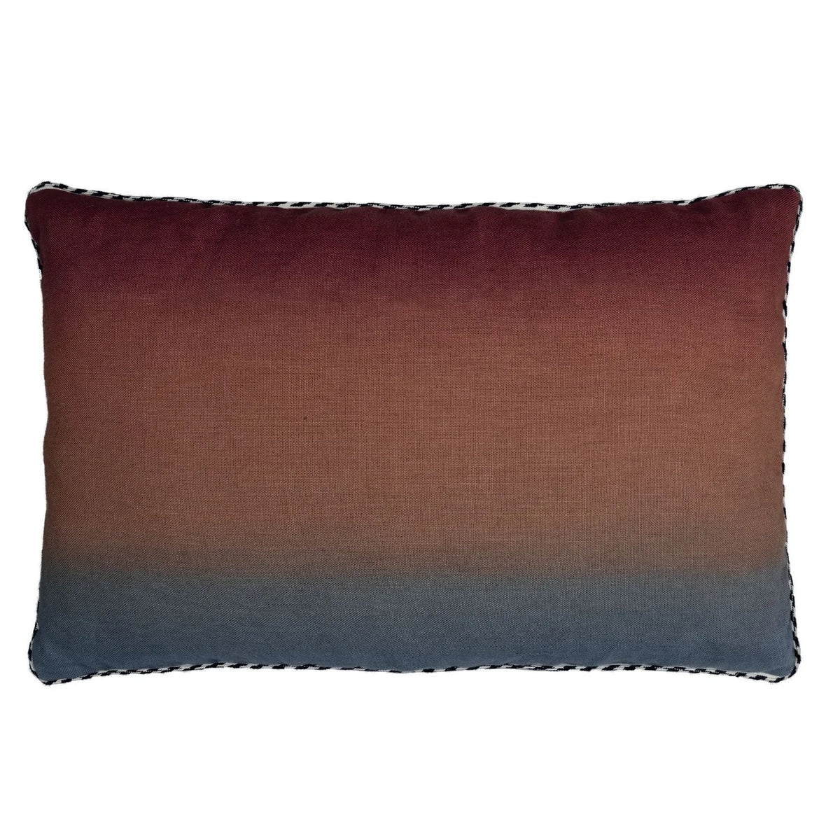Casamance Aurore cushion cover — Orage Terre De Sienne