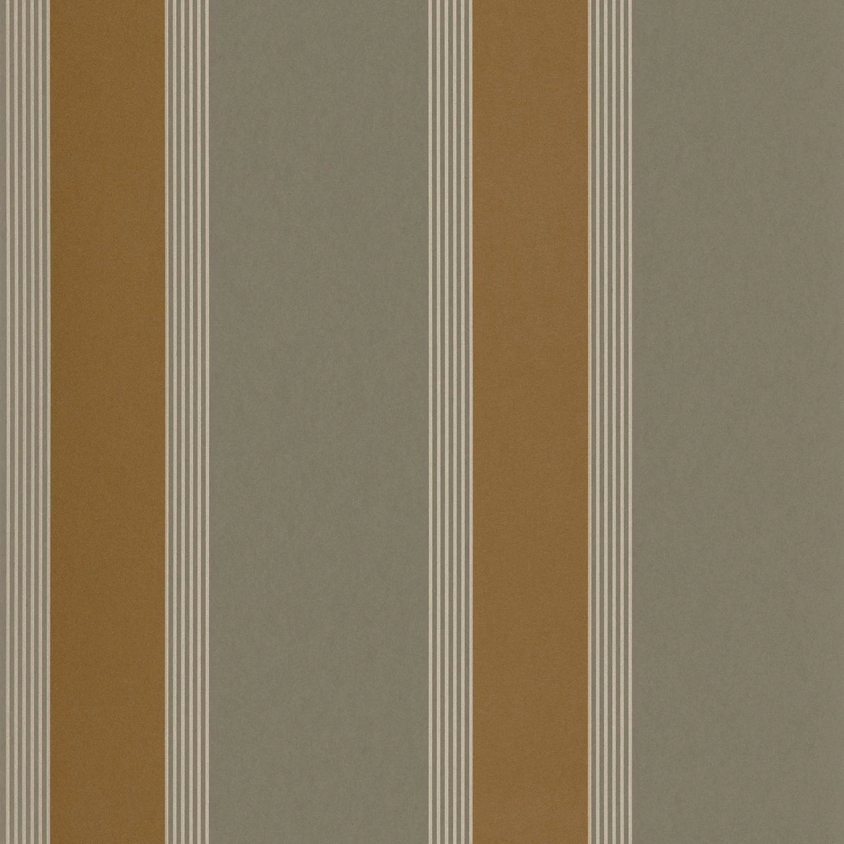 Casamance Auteuil wallpaper — Vert Argile/Doré