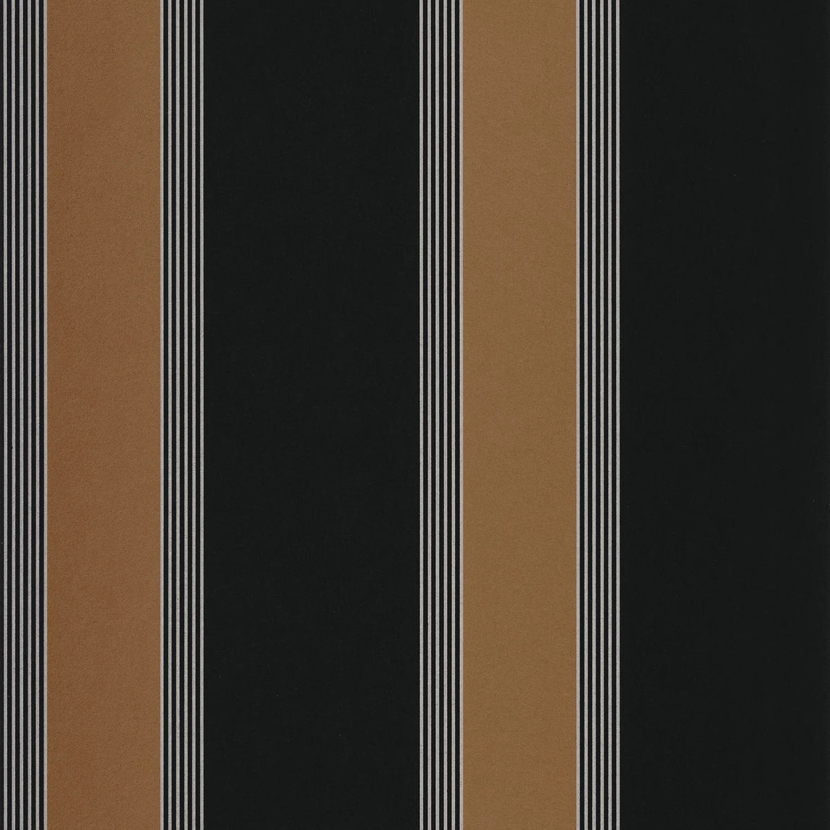 Casamance Auteuil wallpaper — Noir/Doré
