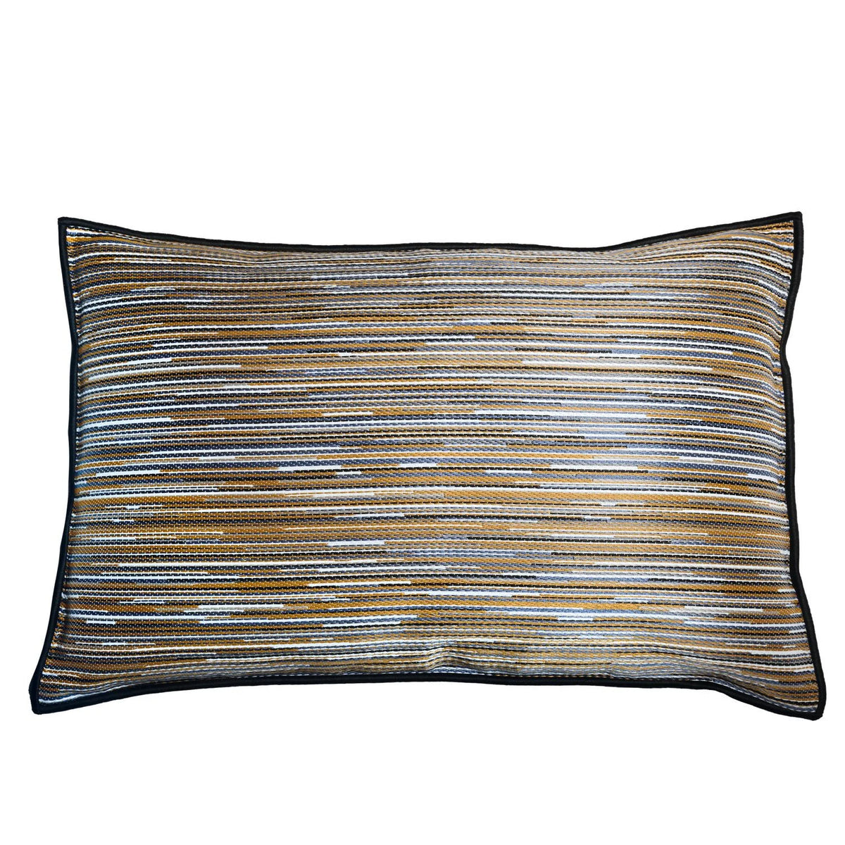 Casamance Averno cushion cover — Bleu Ocre