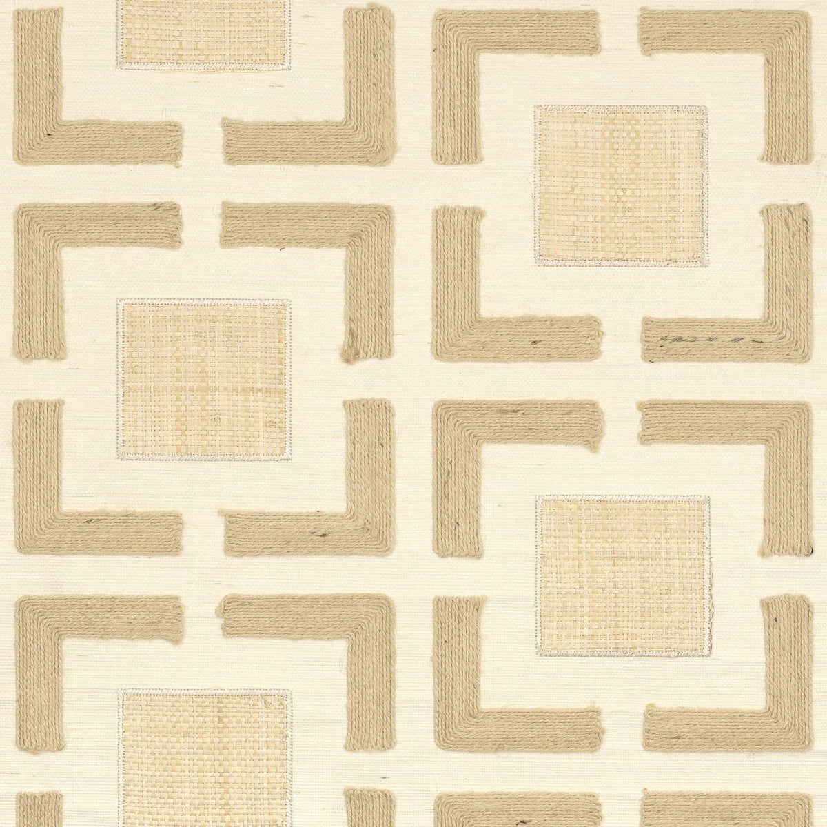 Casamance Biancavilla wallcovering — Ivoir Naturel