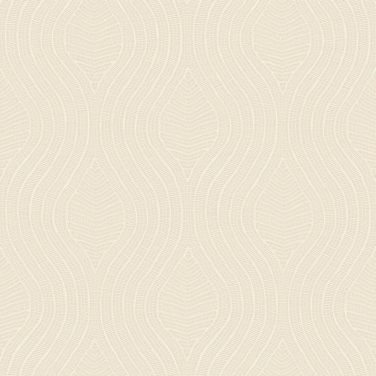 Casamance Brodelia wallpaper — Ivoire