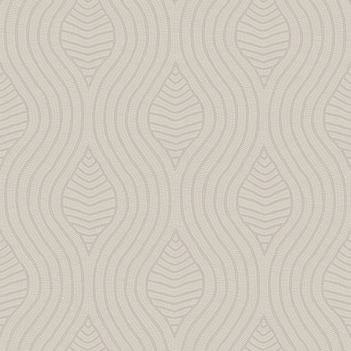 Casamance Brodelia wallpaper — Grège