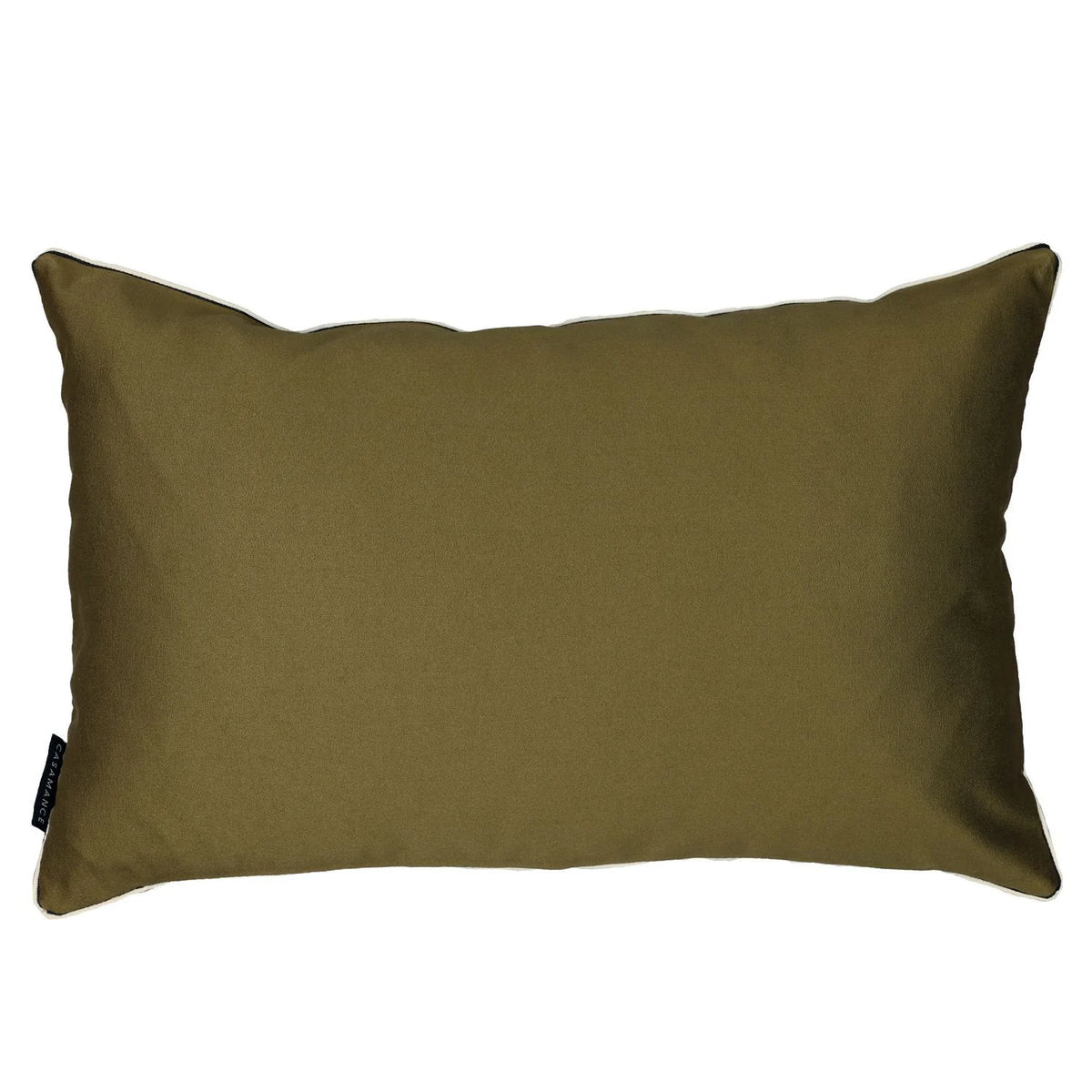Casamance Brooks cushion cover — Kaki